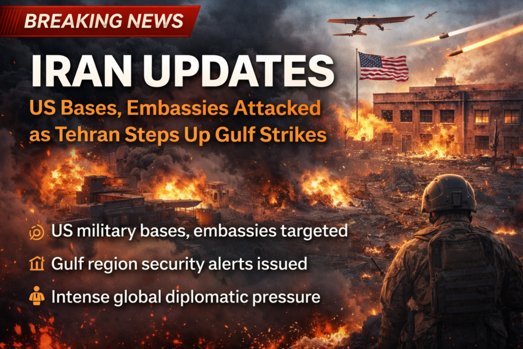Iran Updates: US Bases, Embassies Attacked as Tehran Steps Up Gulf Strikes